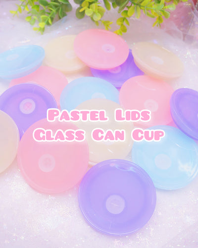 16oz Pastel Lid for Glasscan Cups
