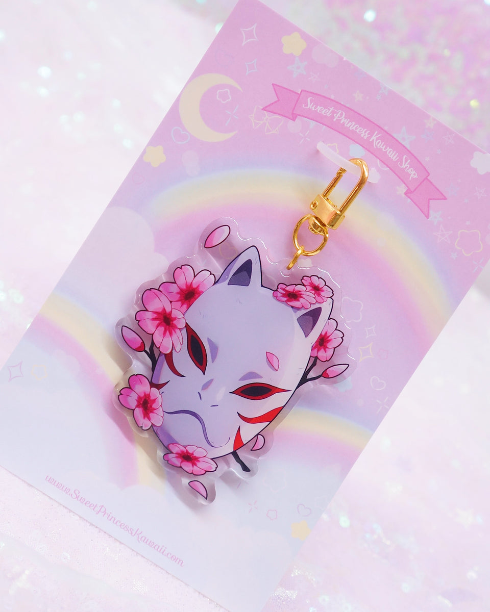 Anbu Mask Acrylic Keychain – SweetPrincessKawaii