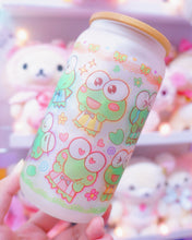Load image into Gallery viewer, Kawaii Frog Glasscan Cup 16oz [Made to Order]