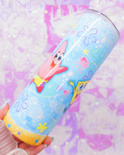 Load image into Gallery viewer, BFF Sponge &amp; Star 20oz Stainless Steel Tumbler [Made to Order]