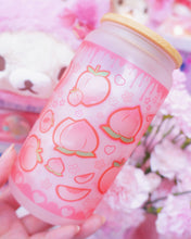 Load image into Gallery viewer, Peaches Glass Can 16oz