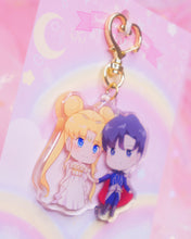Load image into Gallery viewer, Usagi&amp;Tuxedo Acrylic Keychain