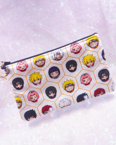 Narut0 Characters Flat Pouch Bag