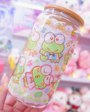 Load image into Gallery viewer, Kawaii Frog Glasscan Cup 16oz [Made to Order]