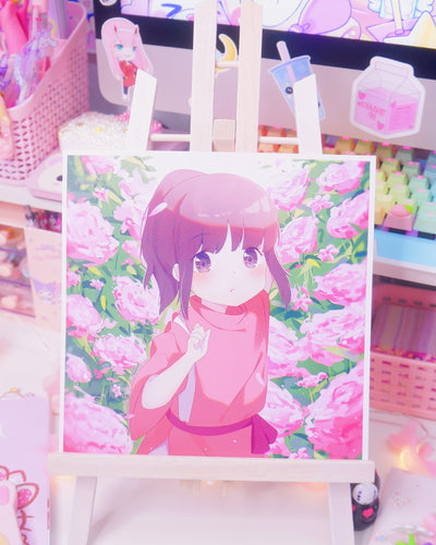 Flower Girl Art Print