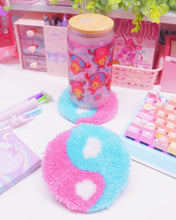 Load image into Gallery viewer, Pink Blue Cup Coaster