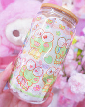 Load image into Gallery viewer, Kawaii Frog Glasscan Cup 16oz [Made to Order]