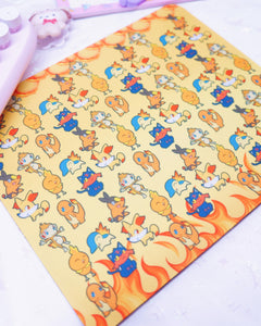 Fire Type Mouse Pad