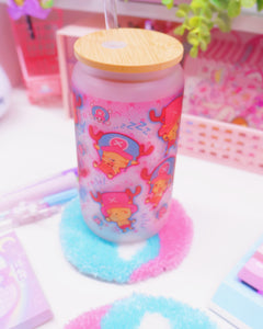 Pink Blue Cup Coaster