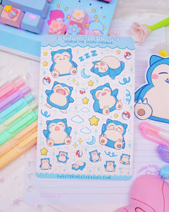 Snrlax Sticker Sheet