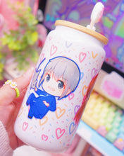 Load image into Gallery viewer, Fruba Characters Glass Can 16oz