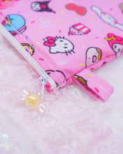 Load image into Gallery viewer, Kawaii Pink Sweet Characters Flat Pouch Bag