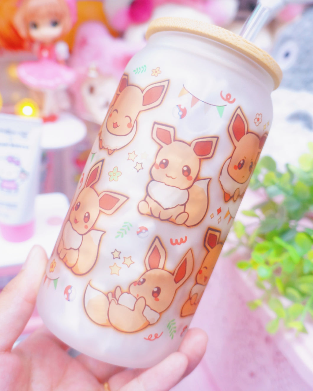 Eevee Glasscan Cup 16oz [Made to Order]