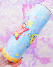 Load image into Gallery viewer, BFF Sponge &amp; Star 20oz Stainless Steel Tumbler [Made to Order]