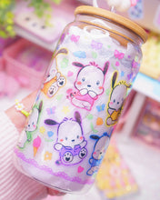 Load image into Gallery viewer, Kawaii White Dog Glasscan Cup 16oz [Made to Order]