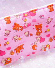 Load image into Gallery viewer, Kuma Hearts Flat Pouch Bag