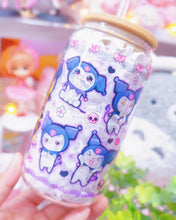 Load image into Gallery viewer, Kuromi Glasscan Cup 16oz [Made to Order]