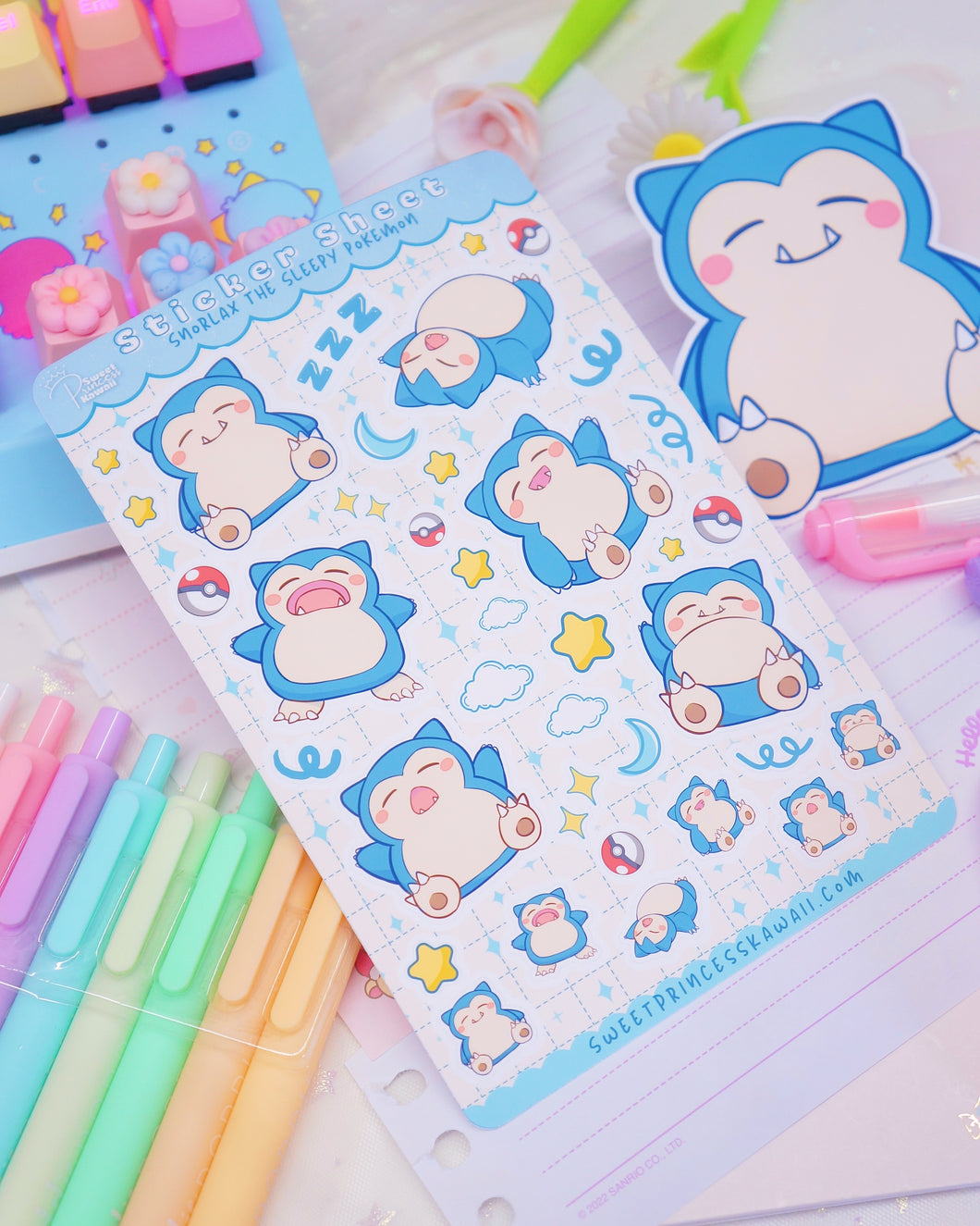 Snrlax Sticker Sheet