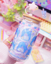 Load image into Gallery viewer, Kawaii Penguin Glasscan Cup 16oz [Made to Order]