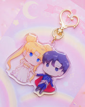 Load image into Gallery viewer, Usagi&amp;Tuxedo Acrylic Keychain