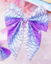 Load image into Gallery viewer, Purple Butterfly Bow Hair Clip