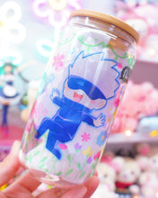 Load image into Gallery viewer, Flower Boy Glasscan Cup 16oz [Made to Order]