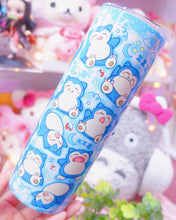 Load image into Gallery viewer, Snorlax 20oz Stainless Steel Tumbler [Made to Order]