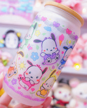 Load image into Gallery viewer, Kawaii White Dog Glasscan Cup 16oz [Made to Order]