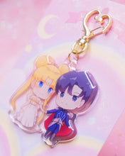 Load image into Gallery viewer, Usagi&amp;Tuxedo Acrylic Keychain