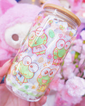 Load image into Gallery viewer, Kawaii Frog Glasscan Cup 16oz [Made to Order]