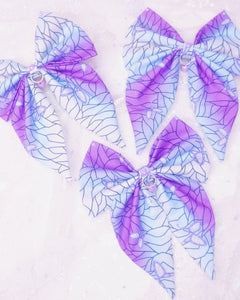 Purple Butterfly Bow Hair Clip