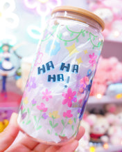 Load image into Gallery viewer, Flower Boy Glasscan Cup 16oz [Made to Order]