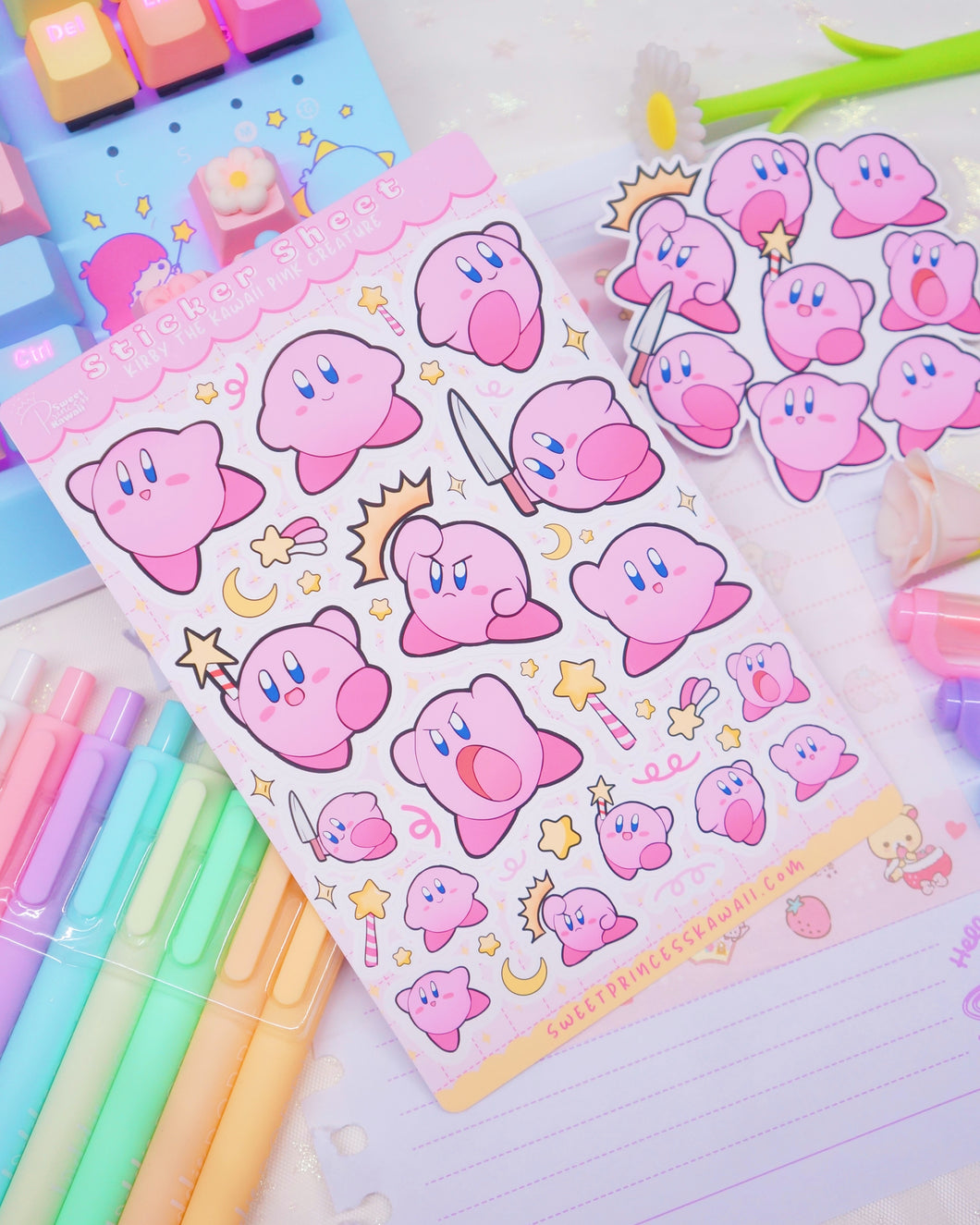 Kirboi Sticker Sheet