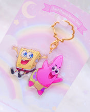 Load image into Gallery viewer, Sponge and Patrick Acrylic Keychain