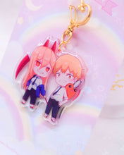 Load image into Gallery viewer, Denji &amp; Power Keychain