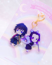 Load image into Gallery viewer, Giyu &amp; Shinobu Keychain