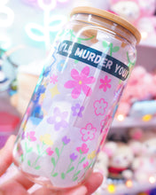 Load image into Gallery viewer, Flower Boy Glasscan Cup 16oz [Made to Order]