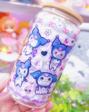 Load image into Gallery viewer, Kuromi Glasscan Cup 16oz [Made to Order]