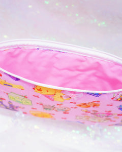 Sweet Game Theme Flat Pouch Bag