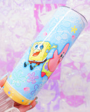 Load image into Gallery viewer, BFF Sponge &amp; Star 20oz Stainless Steel Tumbler [Made to Order]