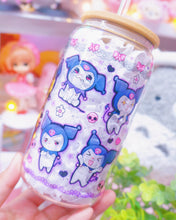 Load image into Gallery viewer, Kuromi Glasscan Cup 16oz [Made to Order]