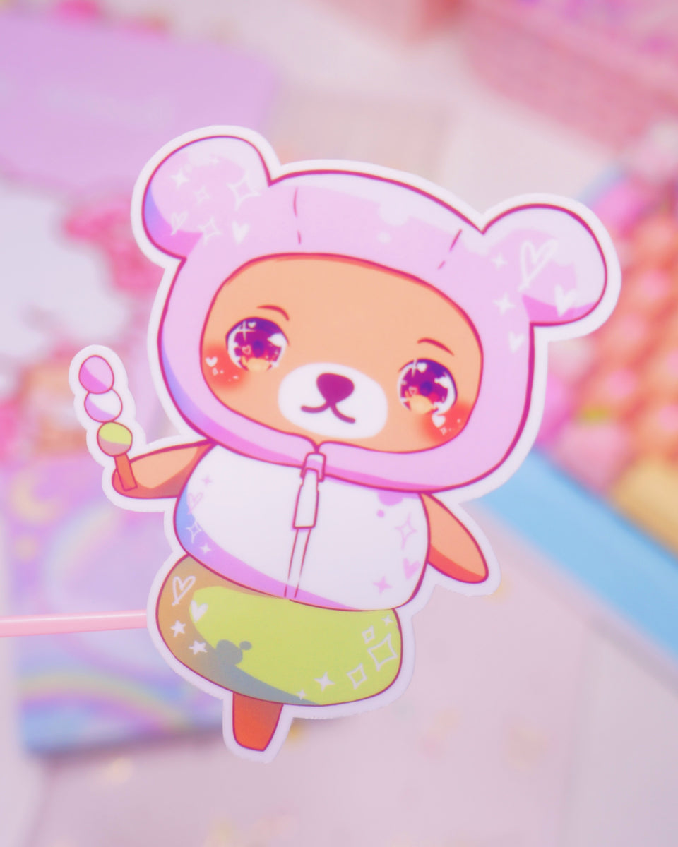 Dango Kuma Brown Sticker – SweetPrincessKawaii