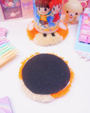 Load image into Gallery viewer, Orange Mushroom Rug Coaster