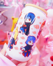 Load image into Gallery viewer, Akatsuki Chibi Characters Glasscan Cup 16oz [Made to Order]