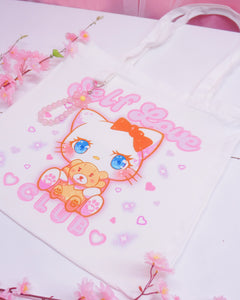 Self Love Kitty Club Tote Bag [Made to Order]