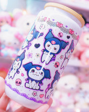 Load image into Gallery viewer, Kuromi Glasscan Cup 16oz [Made to Order]