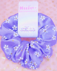 Kawaii Purple Hair Scrunchies XL