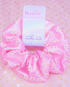 Kawaii Pink Hair Scrunchies