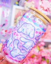 Load image into Gallery viewer, Cute Puppy Glasscan Cup 16oz