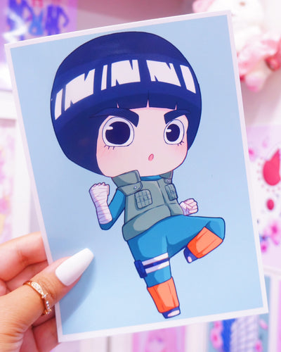 Rock Lee Art Print